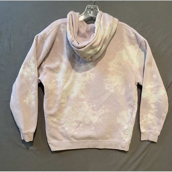 Tie Dye Hooded Sweatshirt Mens Medium Purple Independent Trading Co. Pullover - Picture 3 of 12